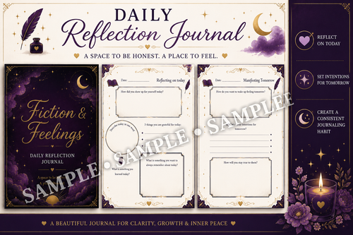 Fiction & Feelings: Daily Reflection Journal