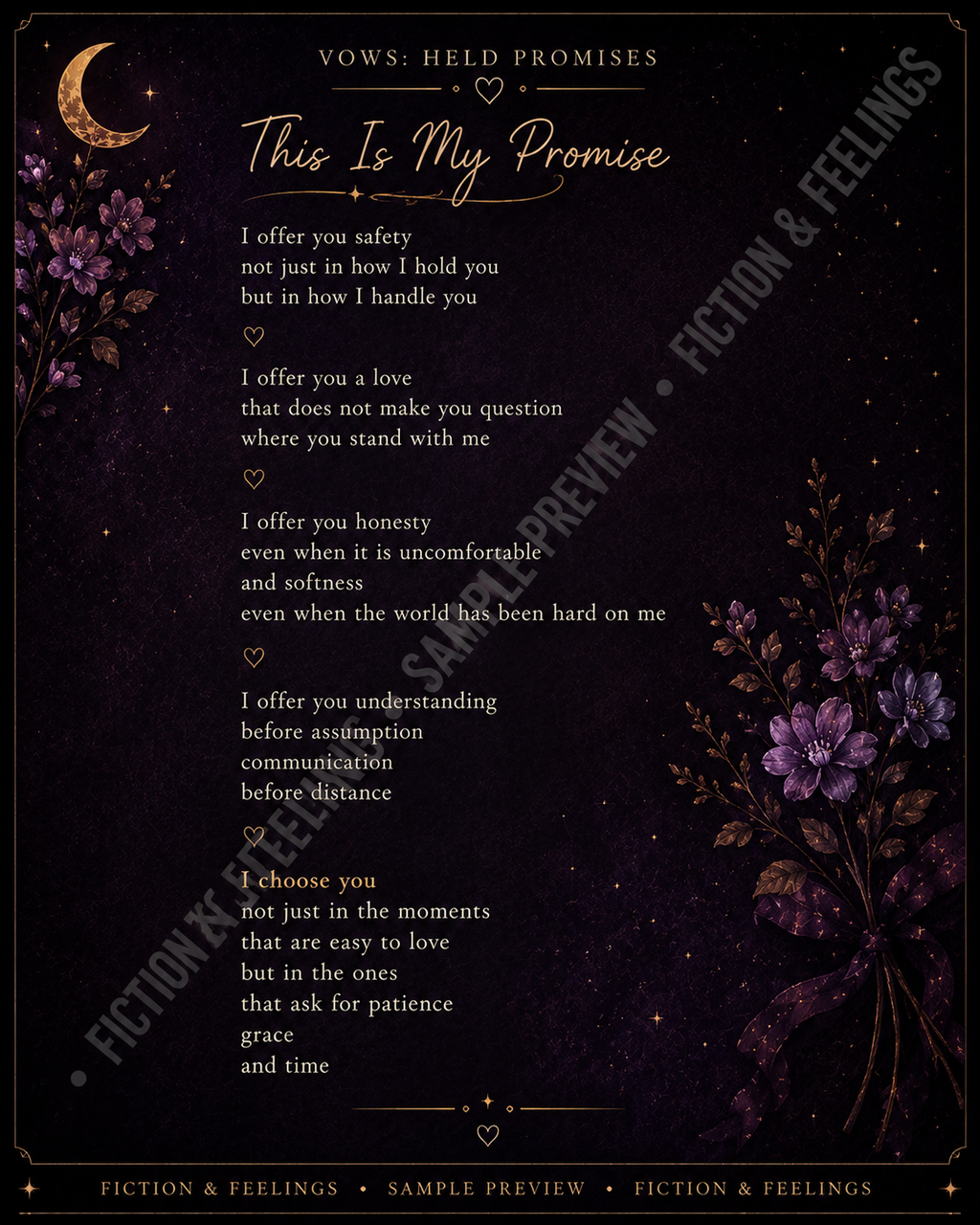 Vows — Held Promises