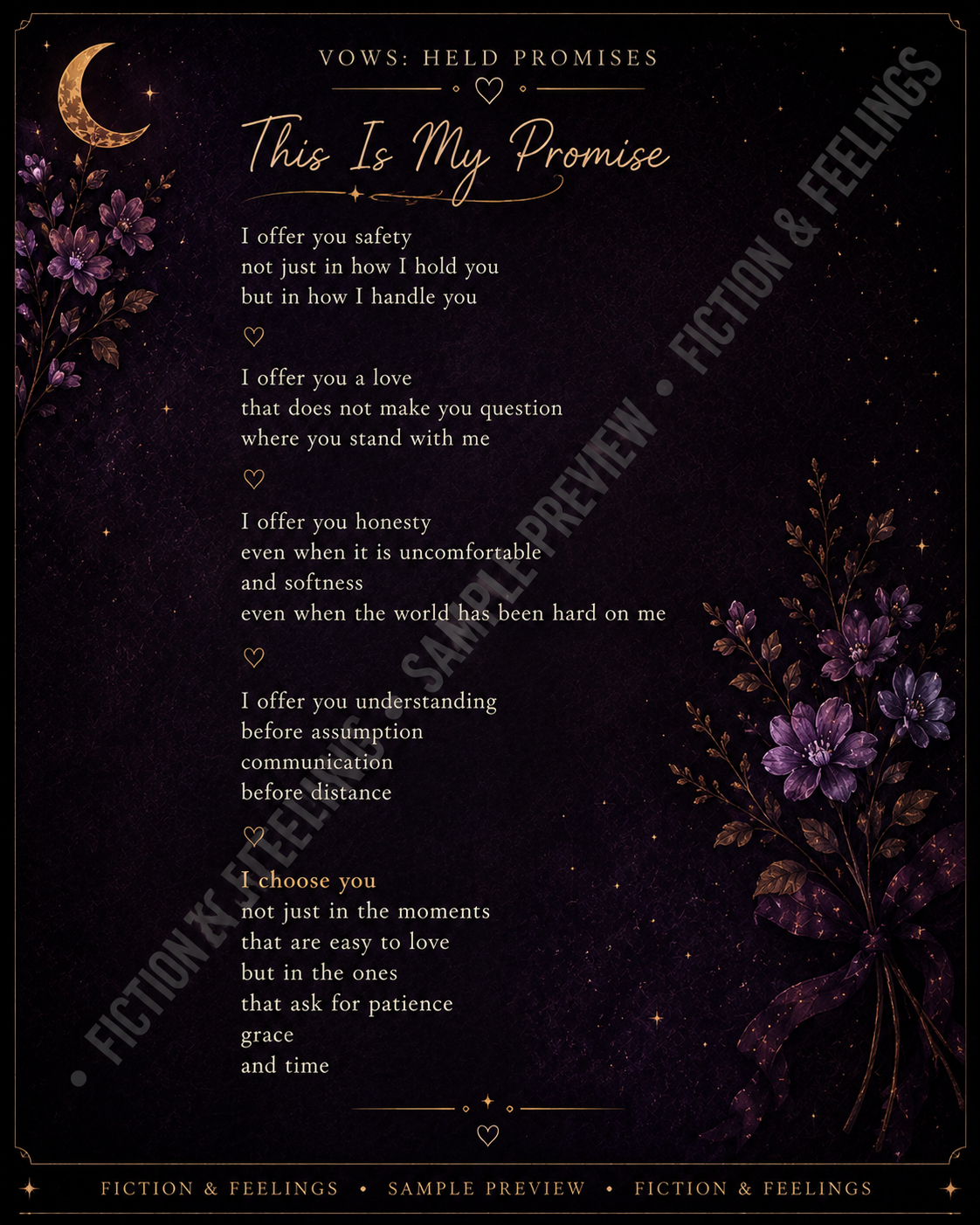 Vows — Held Promises