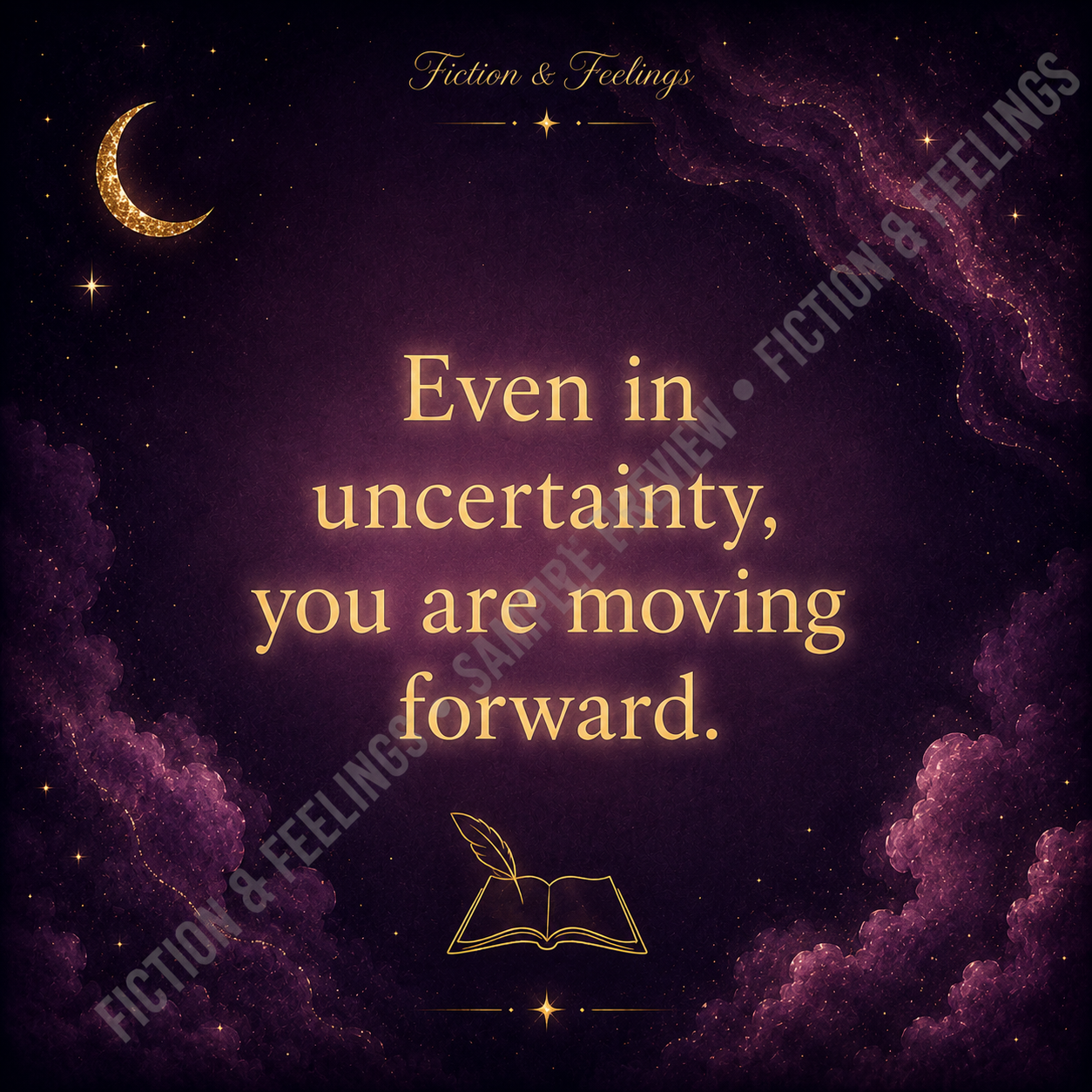 Fiction & Feelings Affirmation Cards